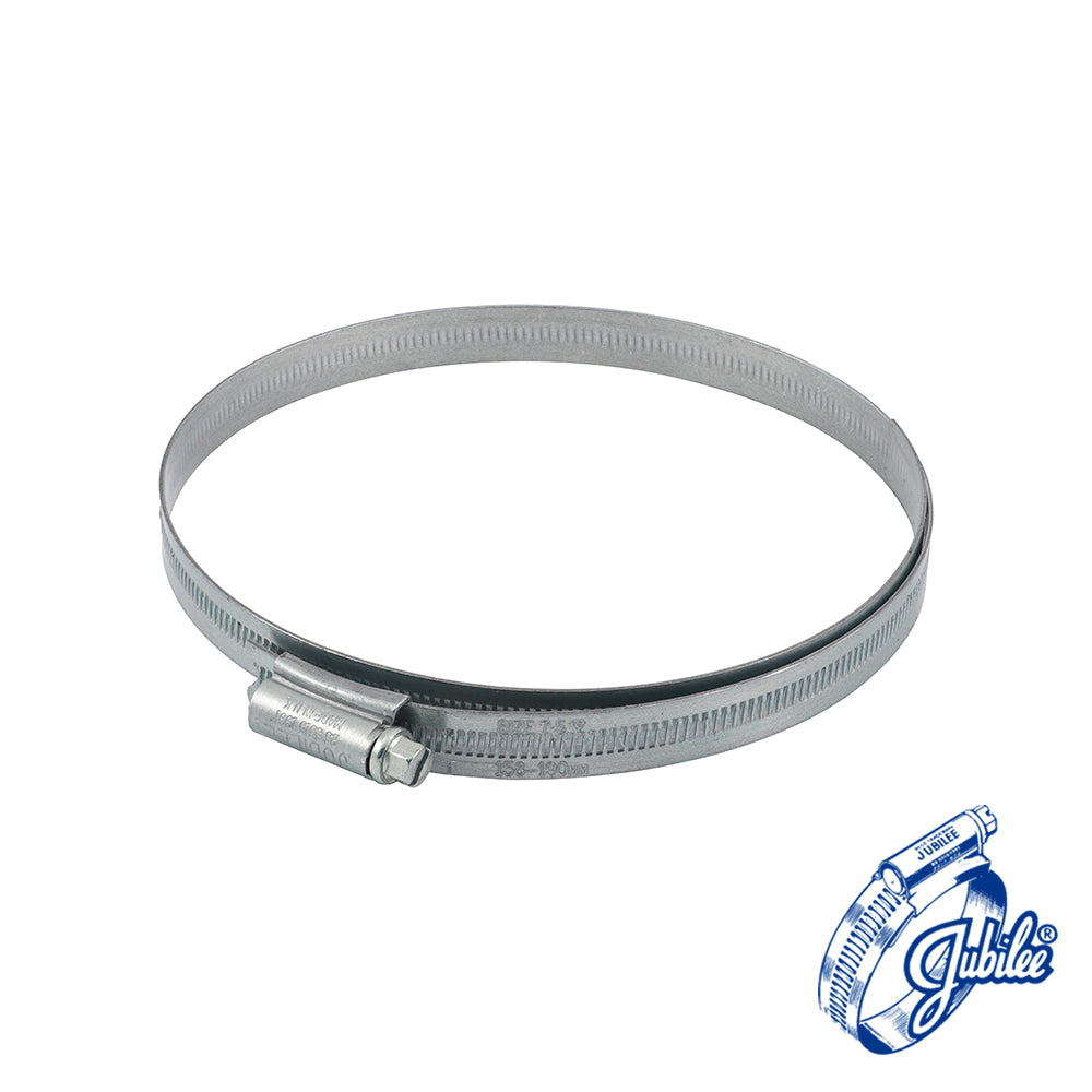 This is an image of Timco - Jubilee Clip Mild Steel - 75MS 158 - 190mm - (5 PCS Bag) JUB75MS