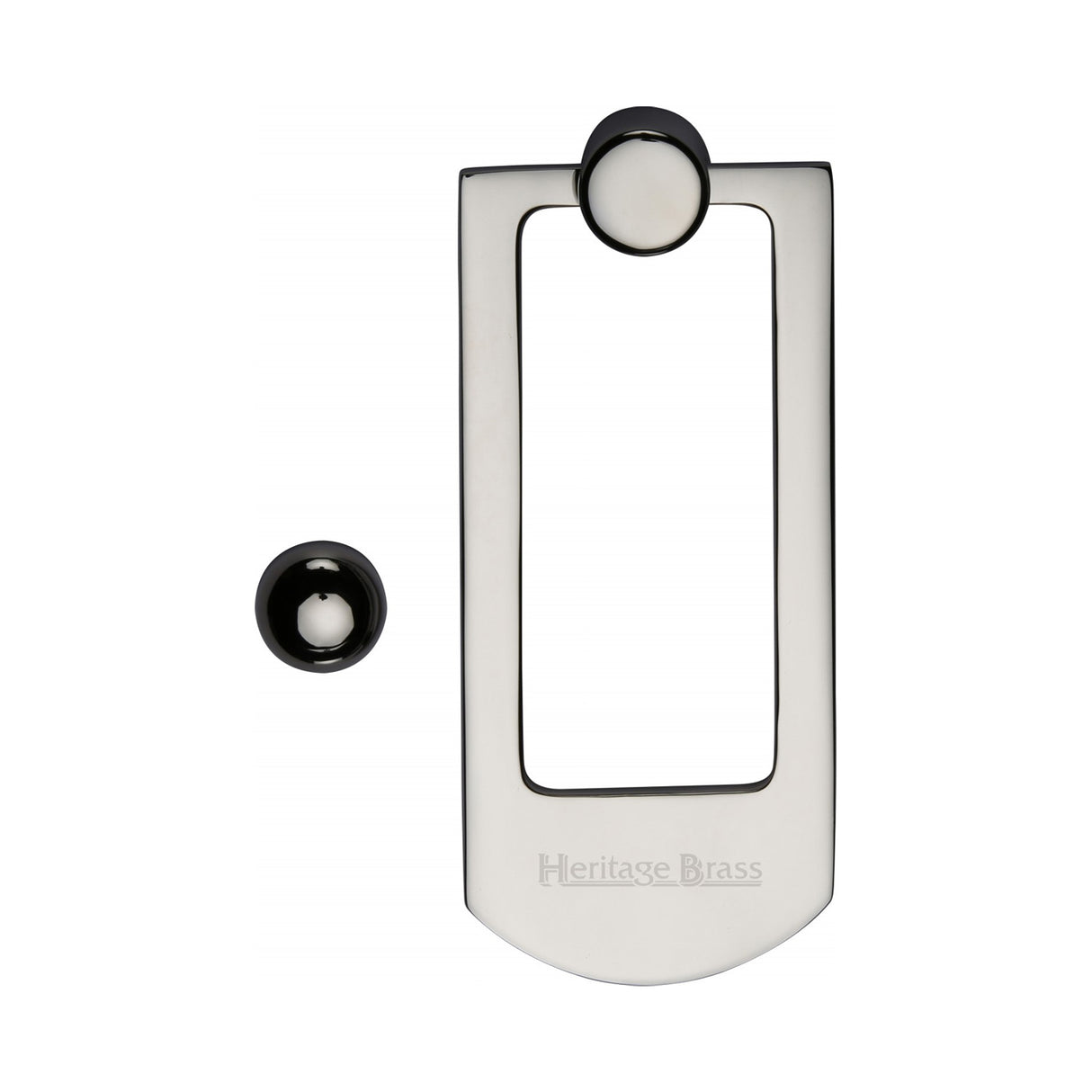 High quality image of the Heritage Brass Door Knocker Polished Nickel Finish
| Sku. k1320-pnf | Discounted prices available from Trade Door Handles