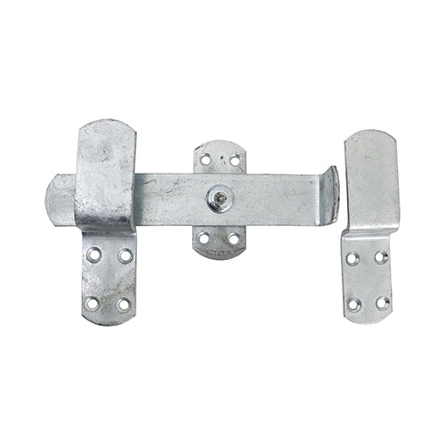 This is an image of Timco - Kick Over Stable Latch - Hot Dipped Galvanised 240mm (1 Each Plain Bag) KOSLG
