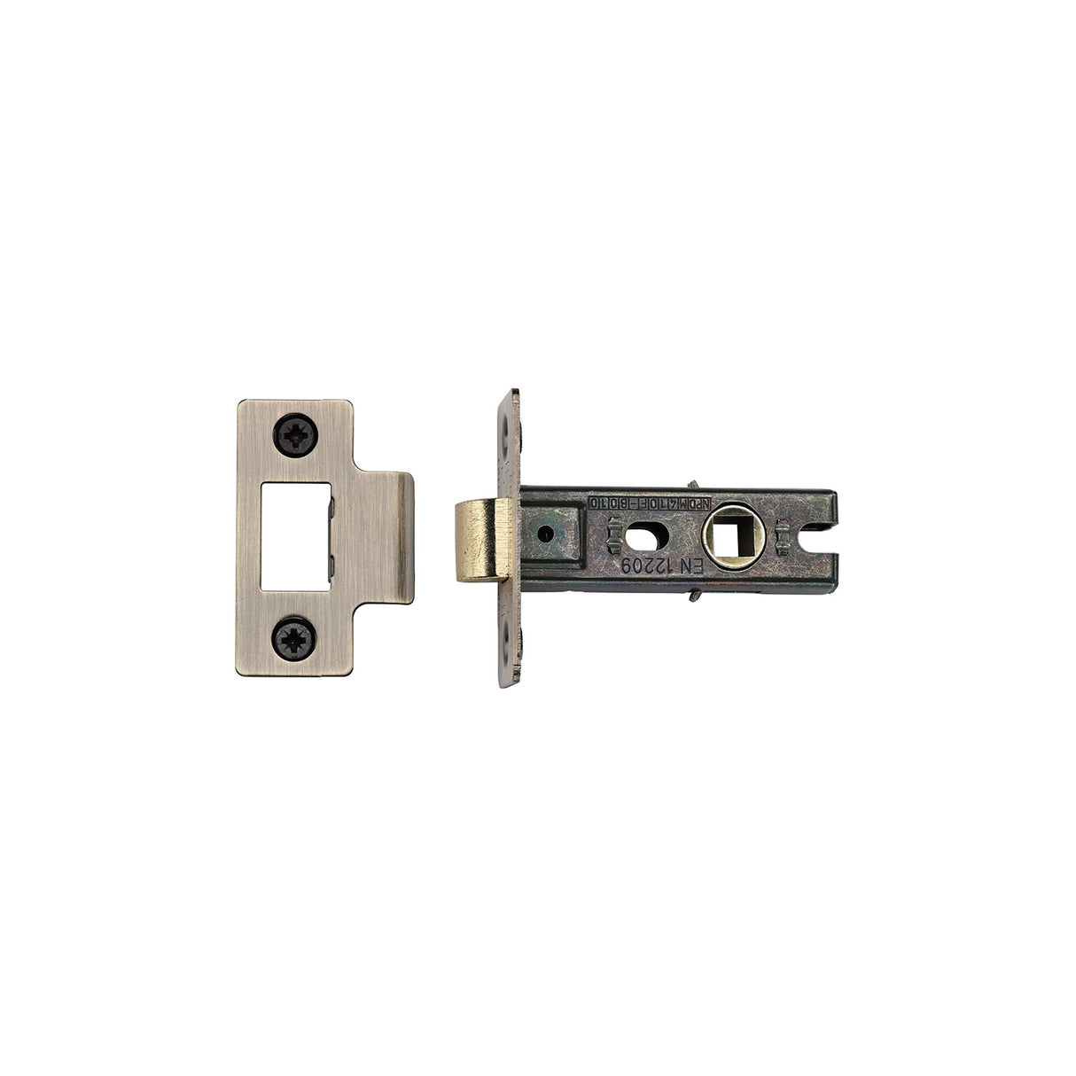 High quality image of the Heritage Brass CE Tubular Latch 2 1/2" Antique Brass Finish | Sku. lal0081-at | Discounted prices available from Trade Door Handles