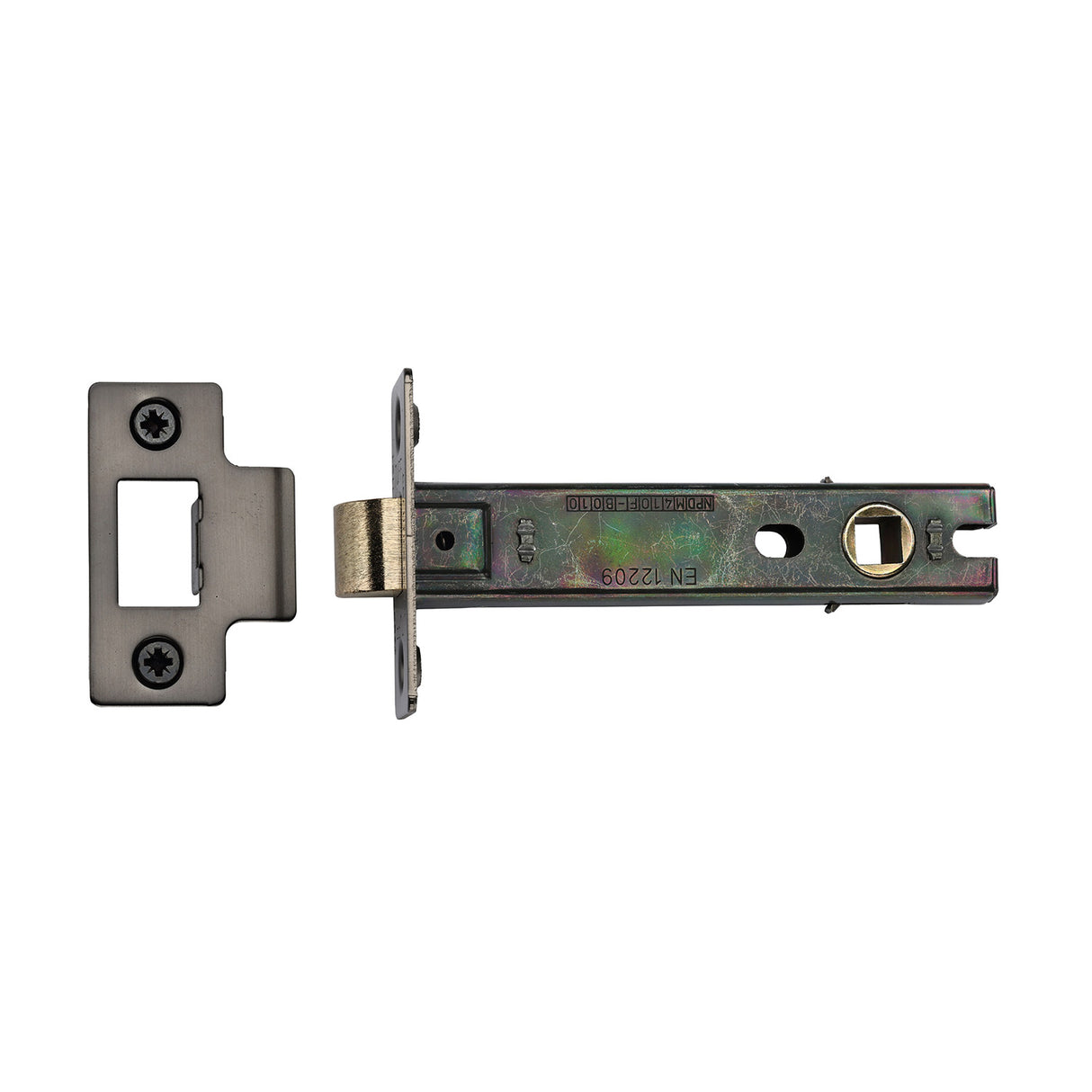 High quality image of the CE Tubular Latch 4" Matt Bronze Finish | Sku. lal0083-mb | Discounted prices available from Trade Door Handles