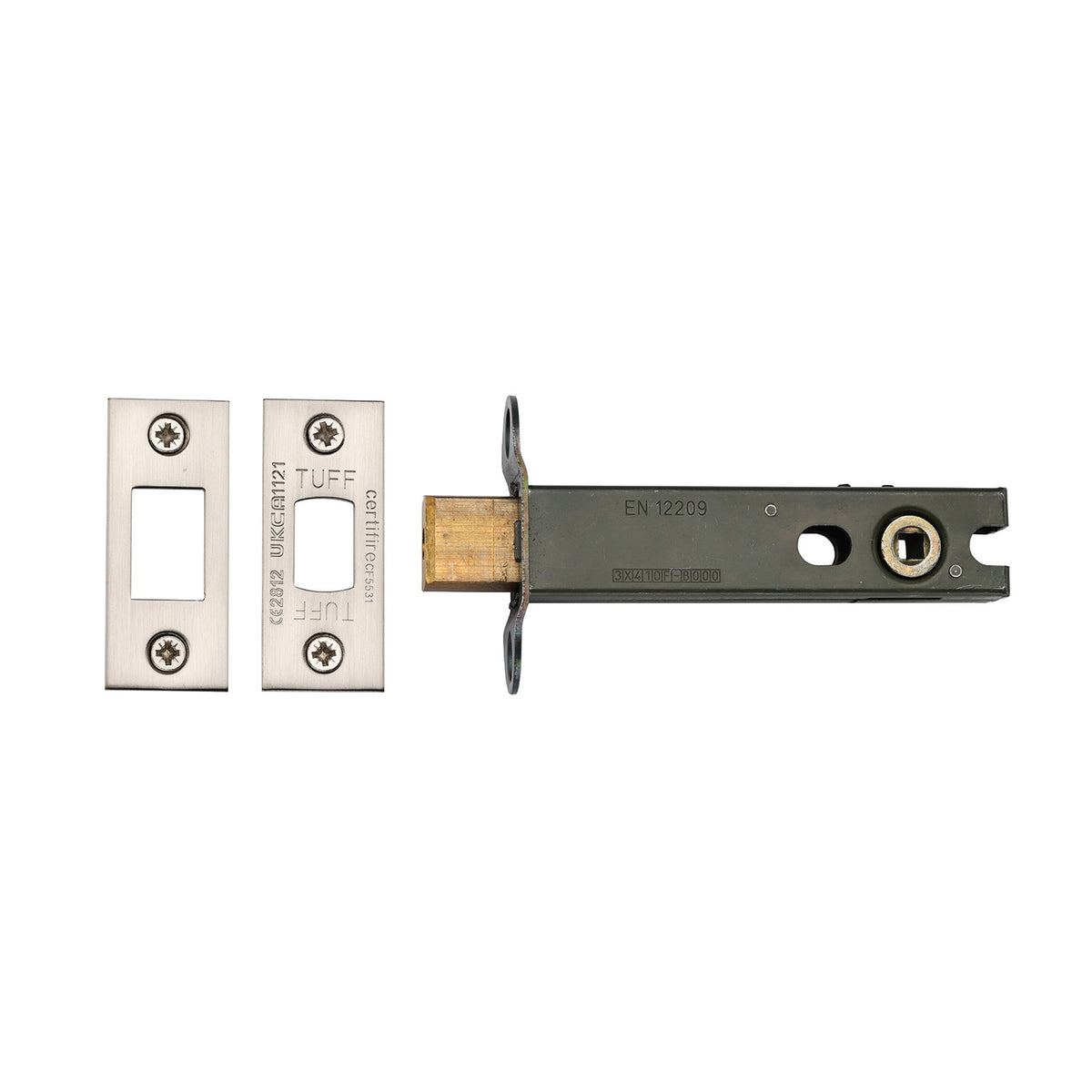 High quality image of the CE Tubular Deadbolt 4 Satin Nickel/Chrome Finish
| Sku. lal0277-sn-sc | Discounted prices available from Trade Door Handles