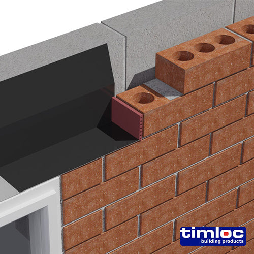 This is an image of Timco - Timloc Cavity Wall Weep Extension - Clear - 1144 50mm (50 Pieces Box) LOC1144