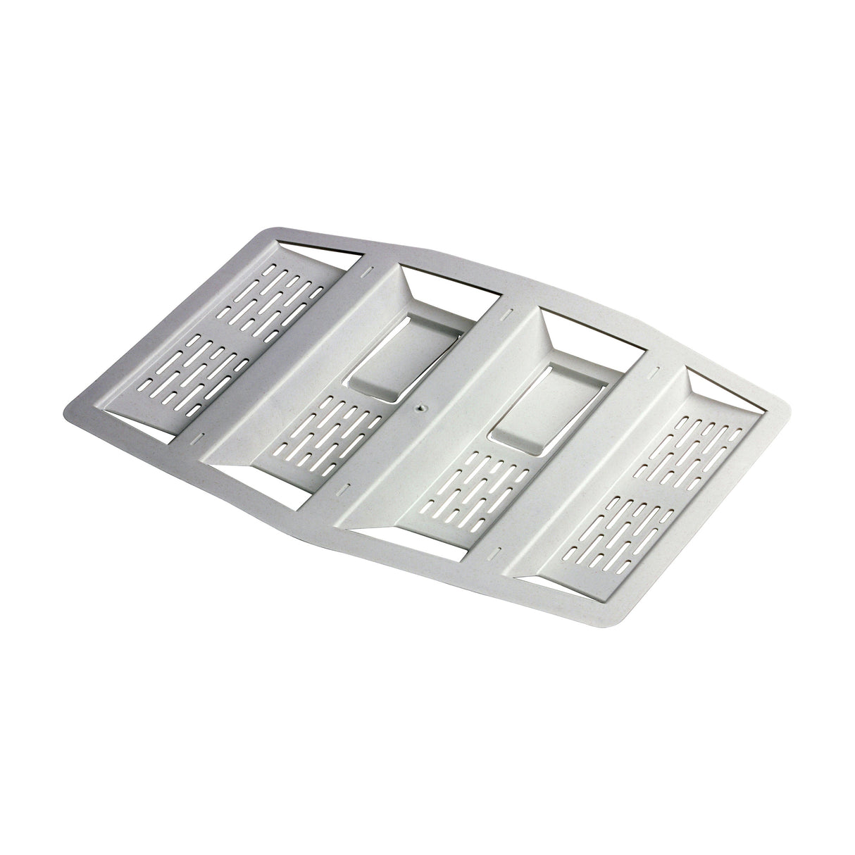 This is an image of Timco - Timloc Lap Vent - White - 5560 280 x 205mm (10 Pieces Bag) LOC5560