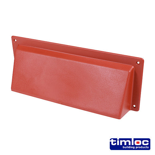 This is an image of Timco - Timloc External Cowl - Terraracotta - ABC93TE 255 x 95mm (1 Each Bag) LOCABC93TE
