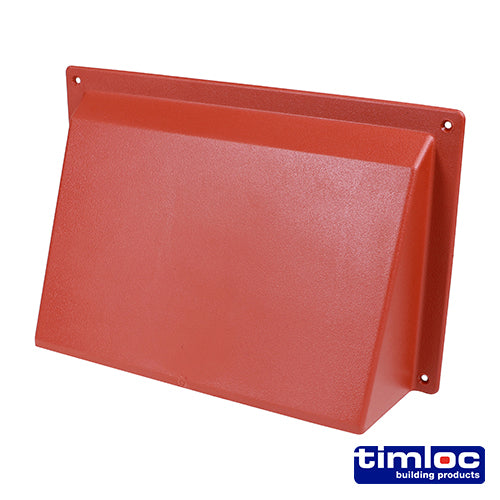 This is an image of Timco - Timloc External Cowl - Terracotta - ABC96TE 255 x 160mm (1 Each Bag) LOCABC96TE