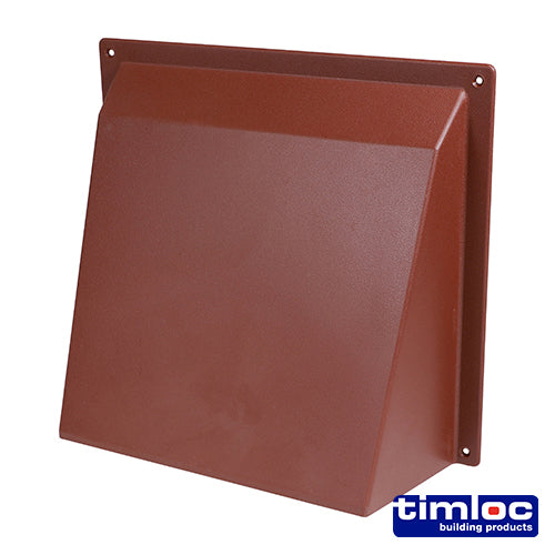 This is an image of Timco - Timloc External Cowl - Brown - ABC99BR 255 x 230mm (1 Each Bag) LOCABC99BR