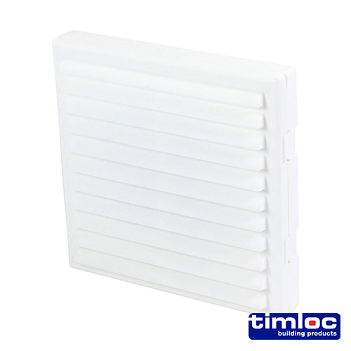 This is an image of Timco - Timloc Aero Core Through-Wall Vent High Rise and Baffle - Terracotta - ACV7HRTE 127 x 350mm (1 Each Bag) LOCACV7HRTE