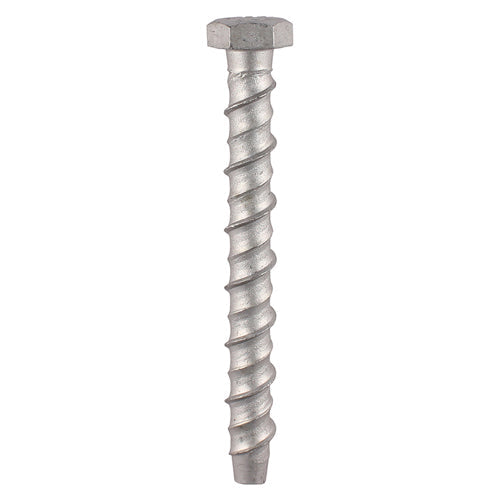 This is an image of Timco - Masonry Bolts - Hex - Exterior - Silver 8.0 x 75mm - (26 PCS TIMbag) MF875B