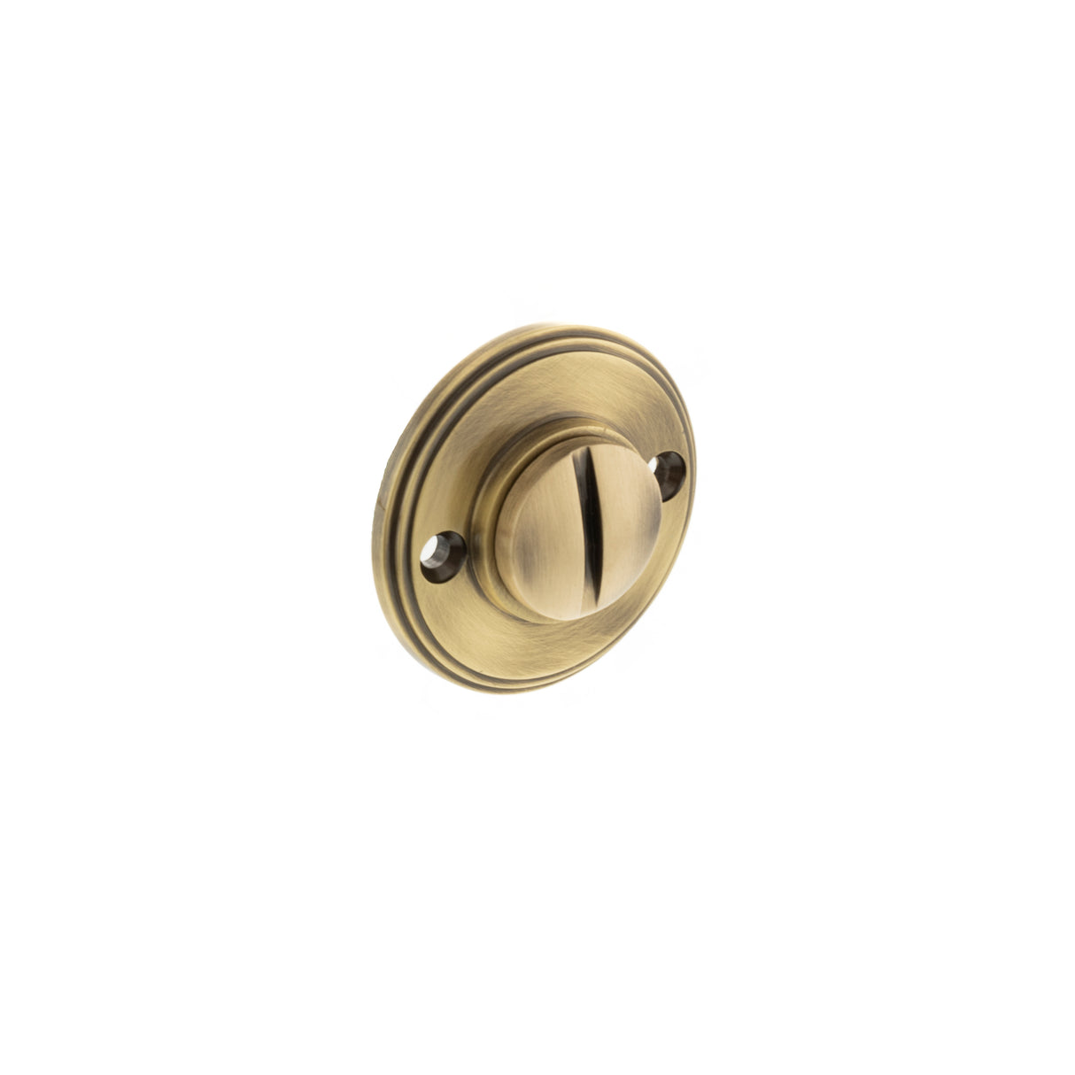 Quality image of Millhouse Brass Solid Brass Oval WC Turn and Release - Antique Brass | Sku. mhowcab | available from Trade Door Handles.