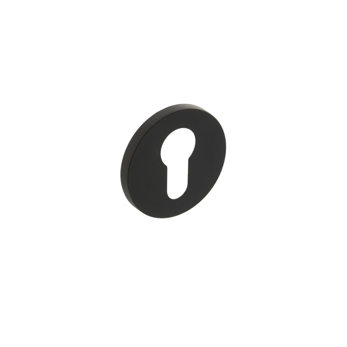 Quality image of Millhouse Brass Euro Escutcheons on 5mm Slimline Round Rose - Urban Dark Bronze | Sku. mhsreudb | available from Trade Door Handles.