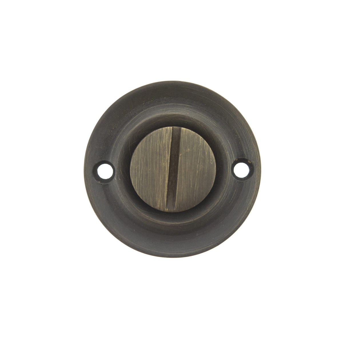 Quality image of Old English Solid Brass Oval WC Turn and Release - Urban Bronze | Sku. oeowcub | available from Trade Door Handles.