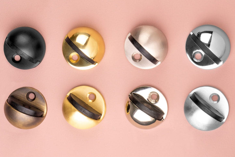 Image showing a range of door stops in various finishes