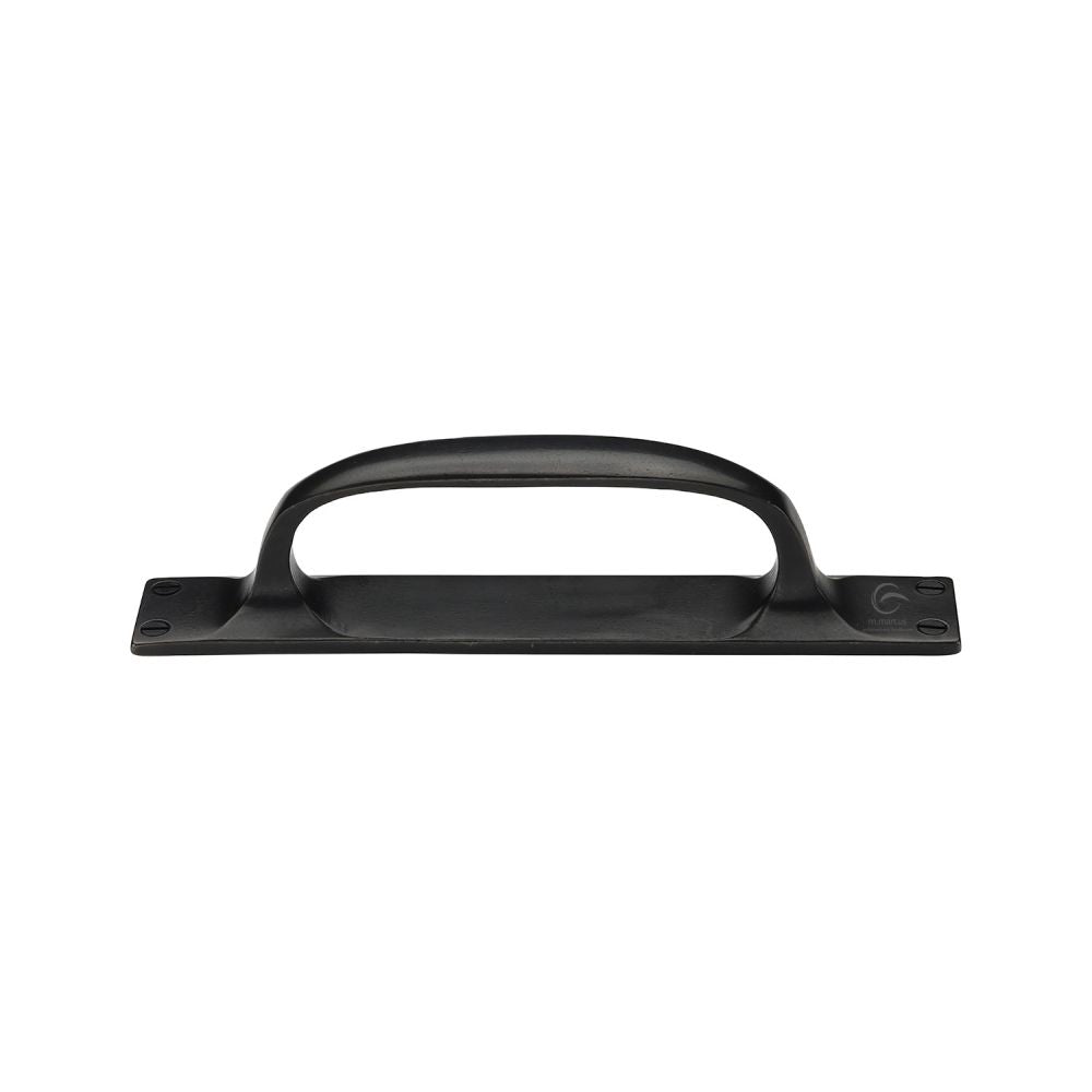 M.Marcus - Rustic Dark Bronze Cabinet Pull Handle On Plate 178mm