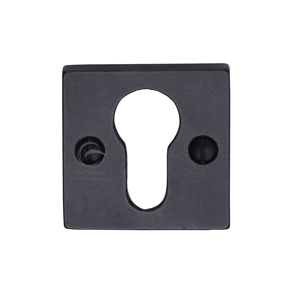 M.Marcus - Rustic Dark Bronze Euro Profile Cylinder Escutcheon