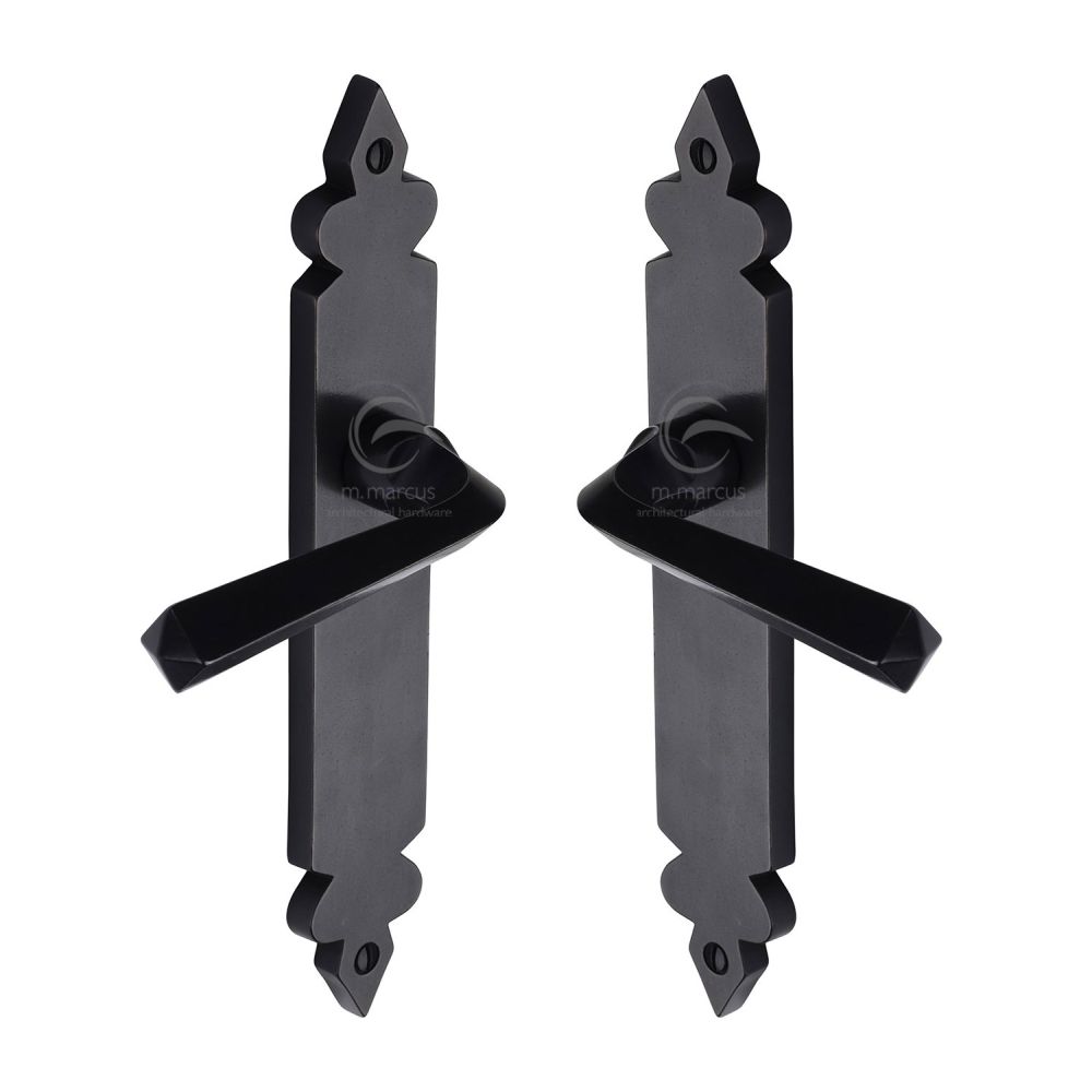 M.Marcus - Rustic Dark Bronze Door Handle Lever Latch Ironbridge Design