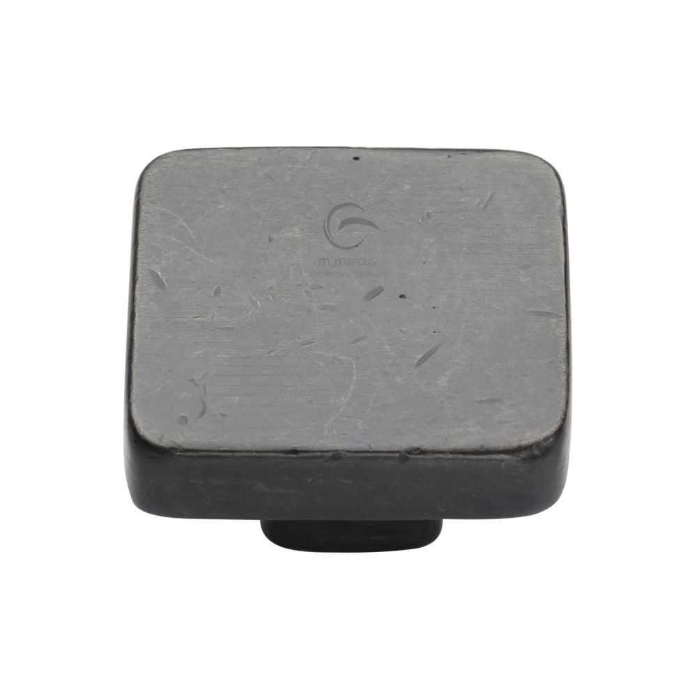 M.Marcus - Rustic Dark Bronze Cabinet Knob Square Design 38mm