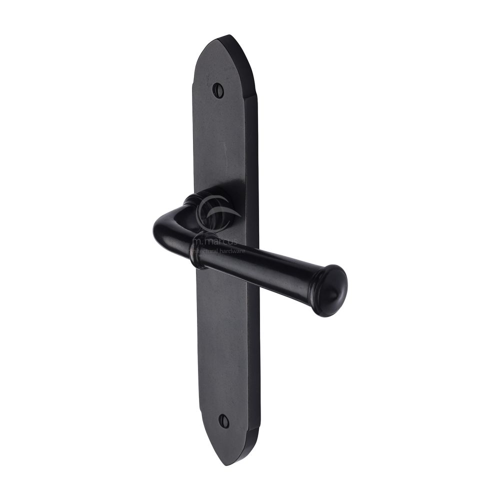M.Marcus - Rustic Dark Bronze Door Handle Lever Latch Grafton Design