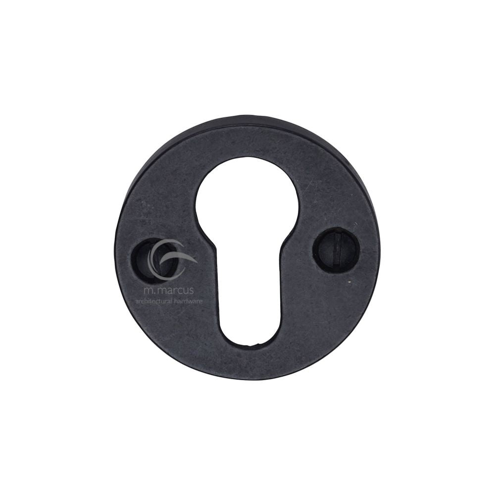 M.Marcus - Rustic Dark Bronze Euro Profile Cylinder Escutcheon