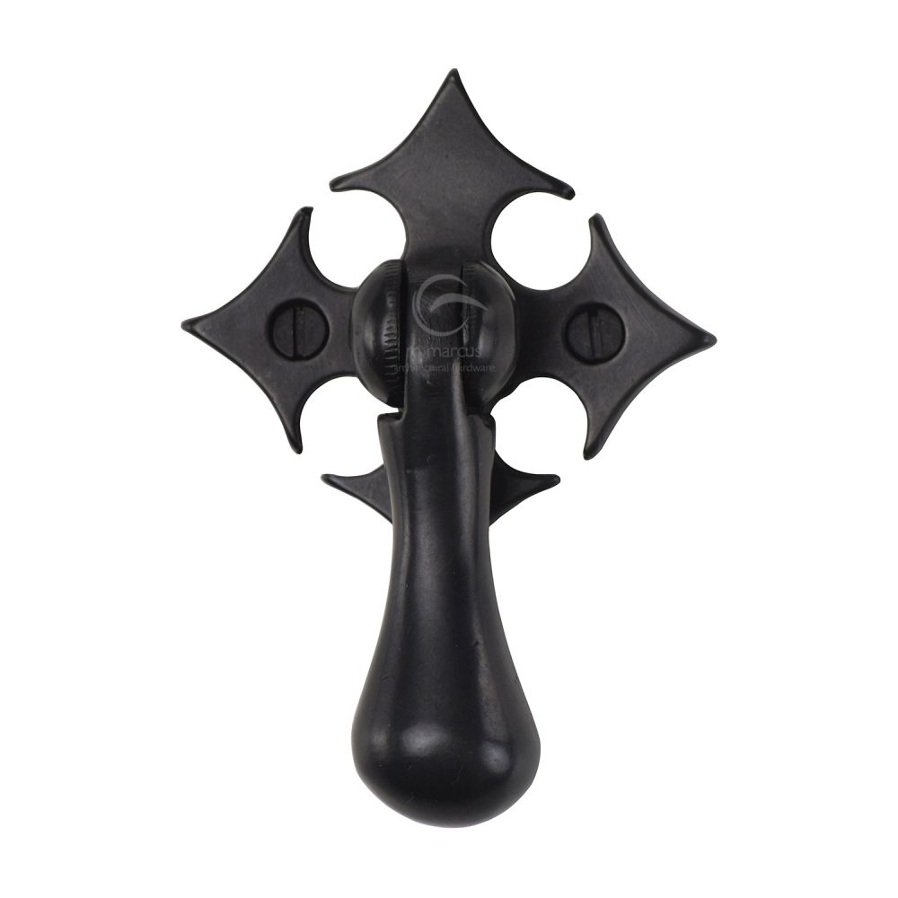 M.Marcus - Rustic Dark Bronze Fleur-De-Lys Cabinet Drop Pull