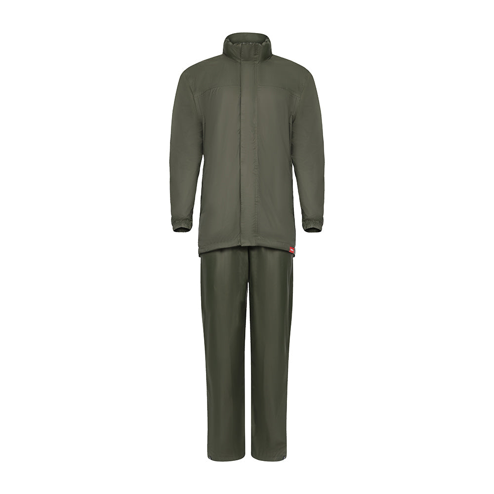 This is an image of Timco - Rain Jacket & Trousers - Green Large (1 Each Bag) RJT801GL