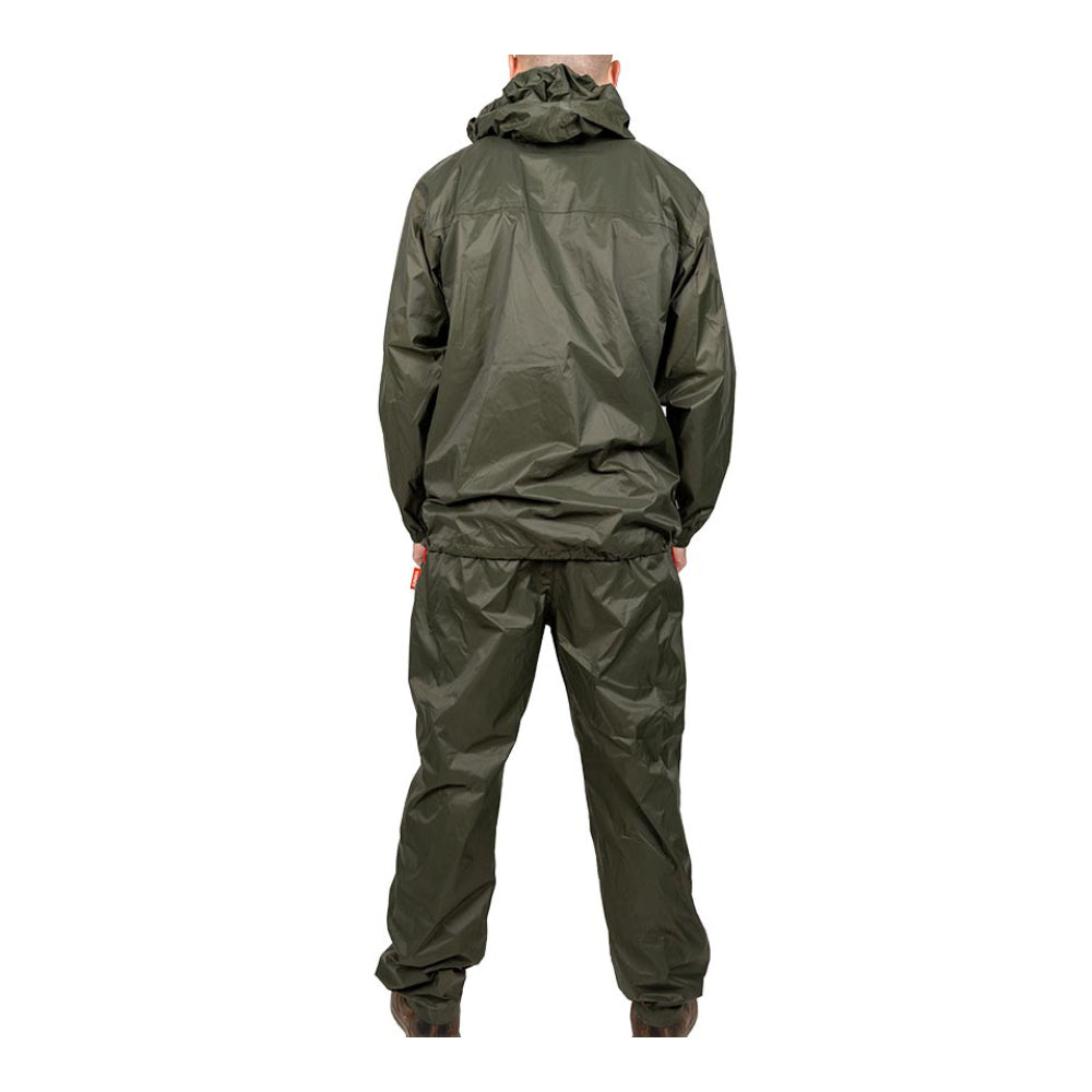 This is an image of Timco - Rain Jacket & Trousers - Green Medium (1 Each Bag) RJT801GM