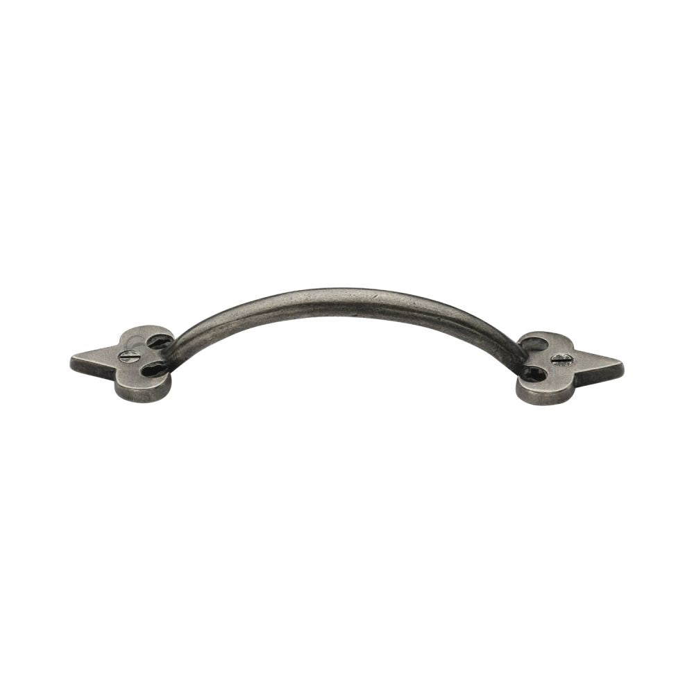 M.Marcus - Rustic Pewter Cabinet Pull Fleur-de-lys Design 158mm