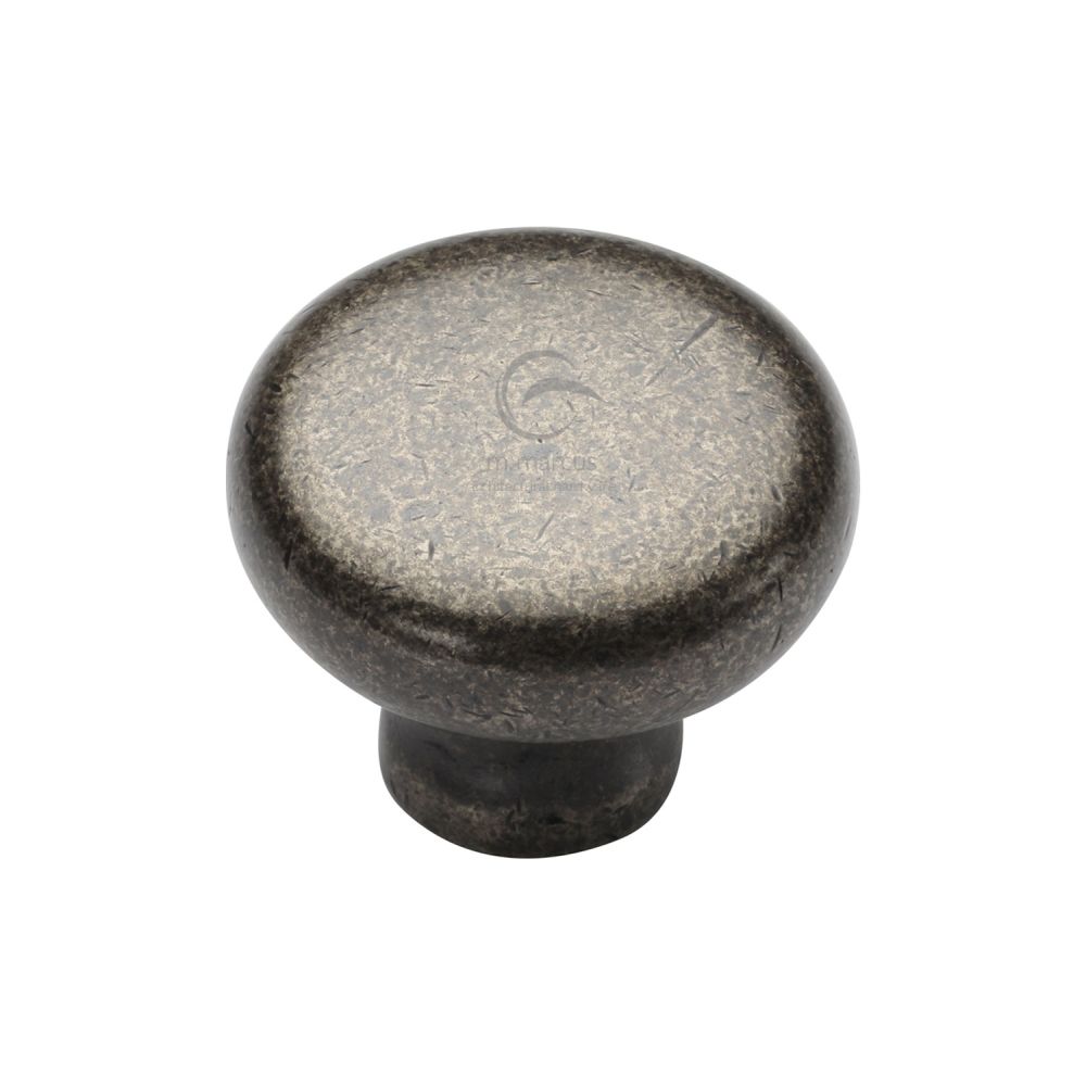 M.Marcus - Rustic Pewter Cabinet Knob Round Design 32mm