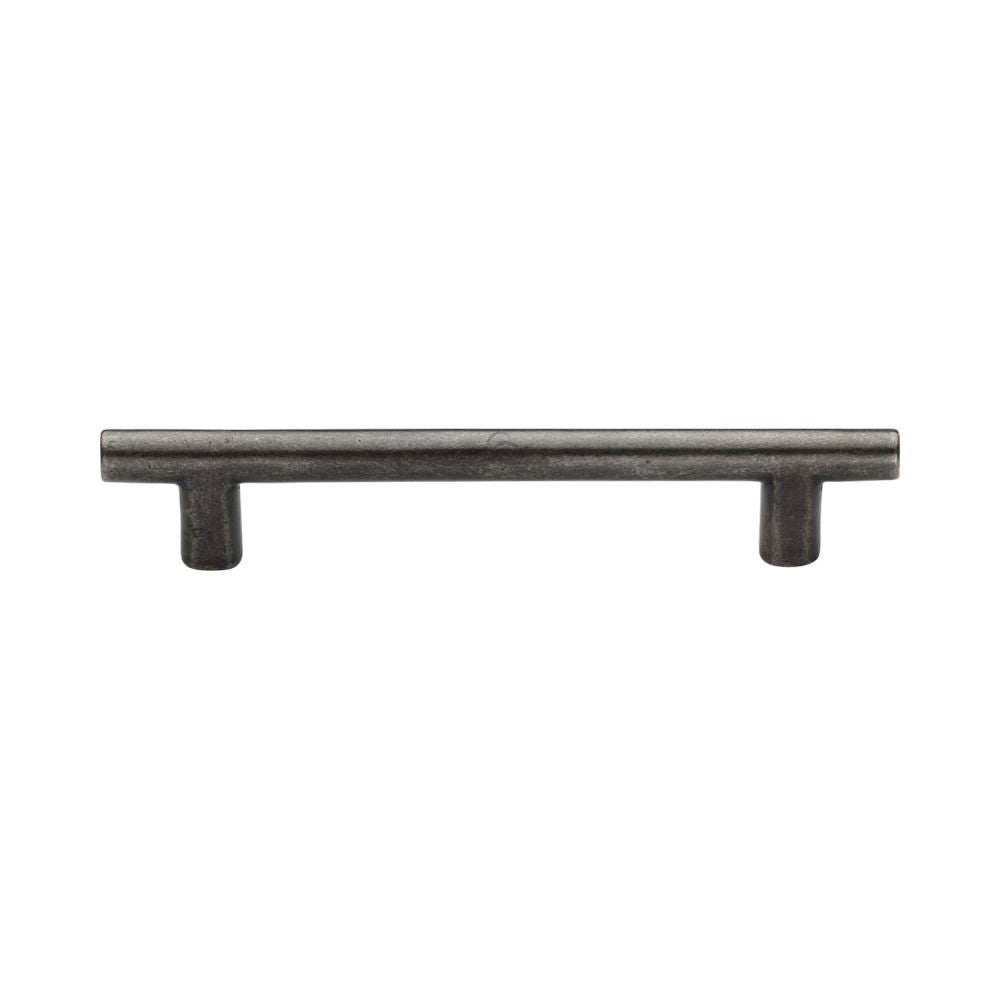 M.Marcus - Rustic Pewter Cabinet Pull Round T-Bar Design 128mm CTC