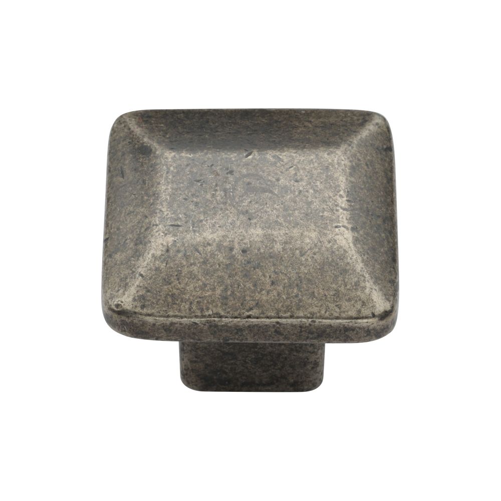 M.Marcus - Rustic Pewter Cabinet Knob Trapezoid Design 32mm