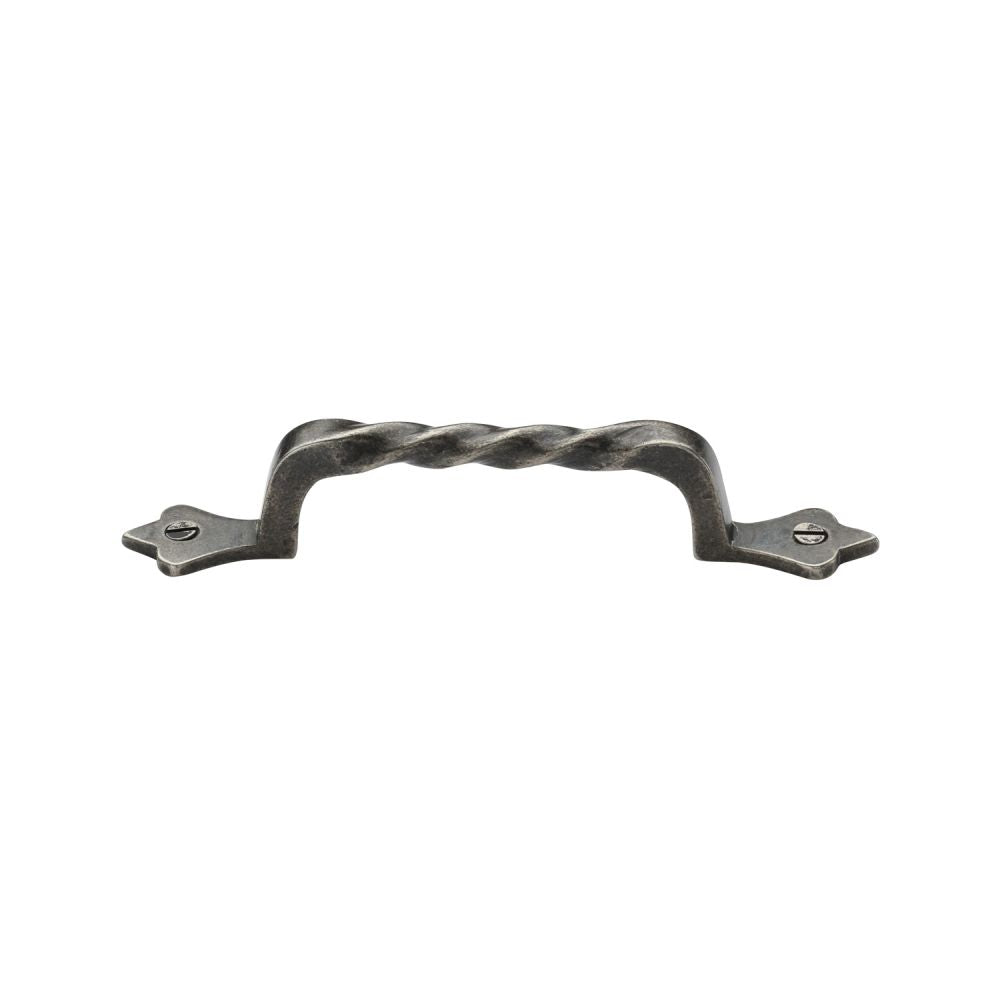 M.Marcus - Rustic Pewter Cabinet Pull Twist Design 138mm