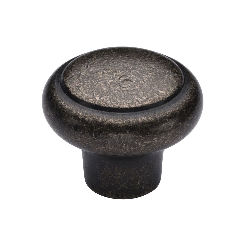 M.Marcus - Rustic Pewter Cabinet Knob Newport Design 38mm