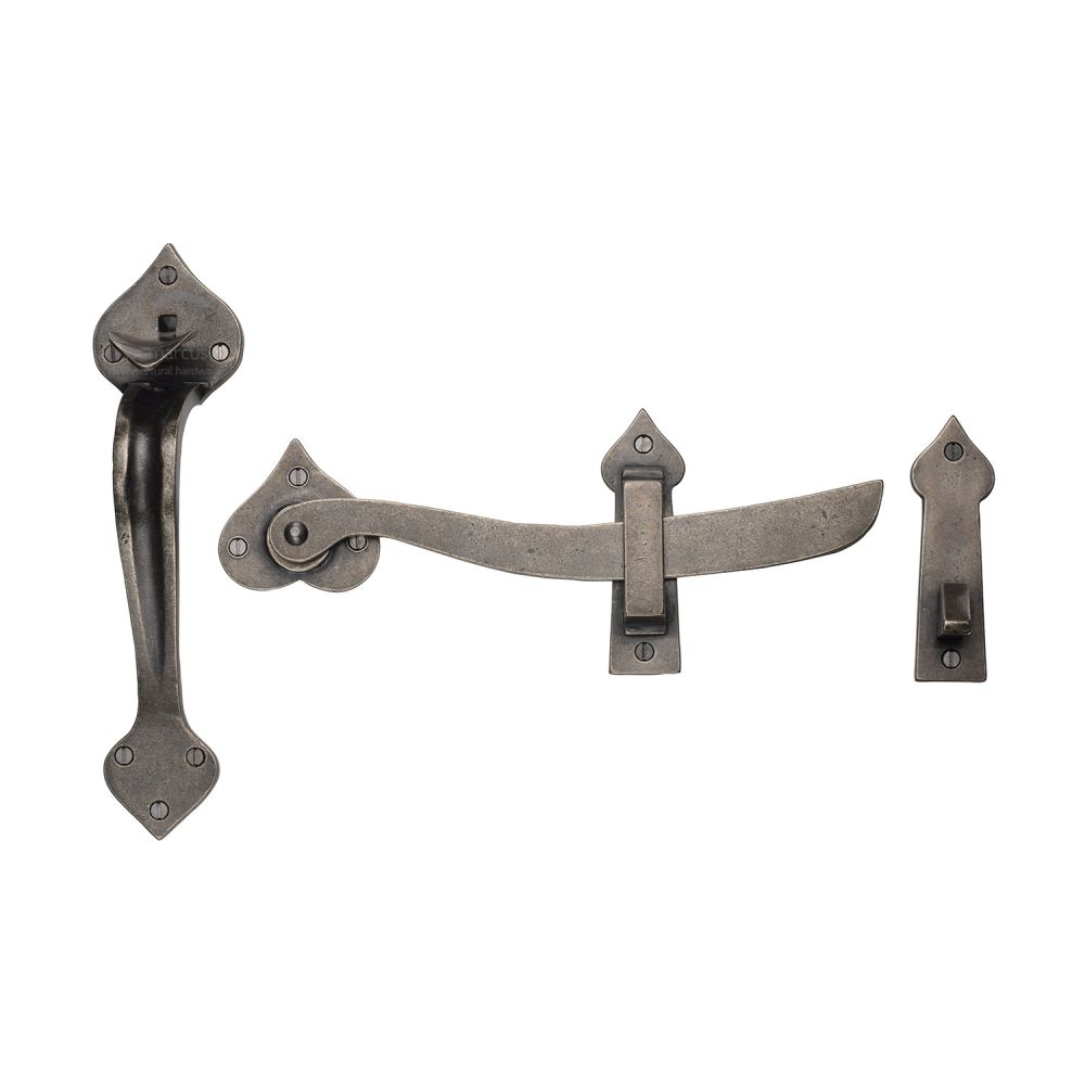 M.Marcus - Rustic Pewter Gate Latch