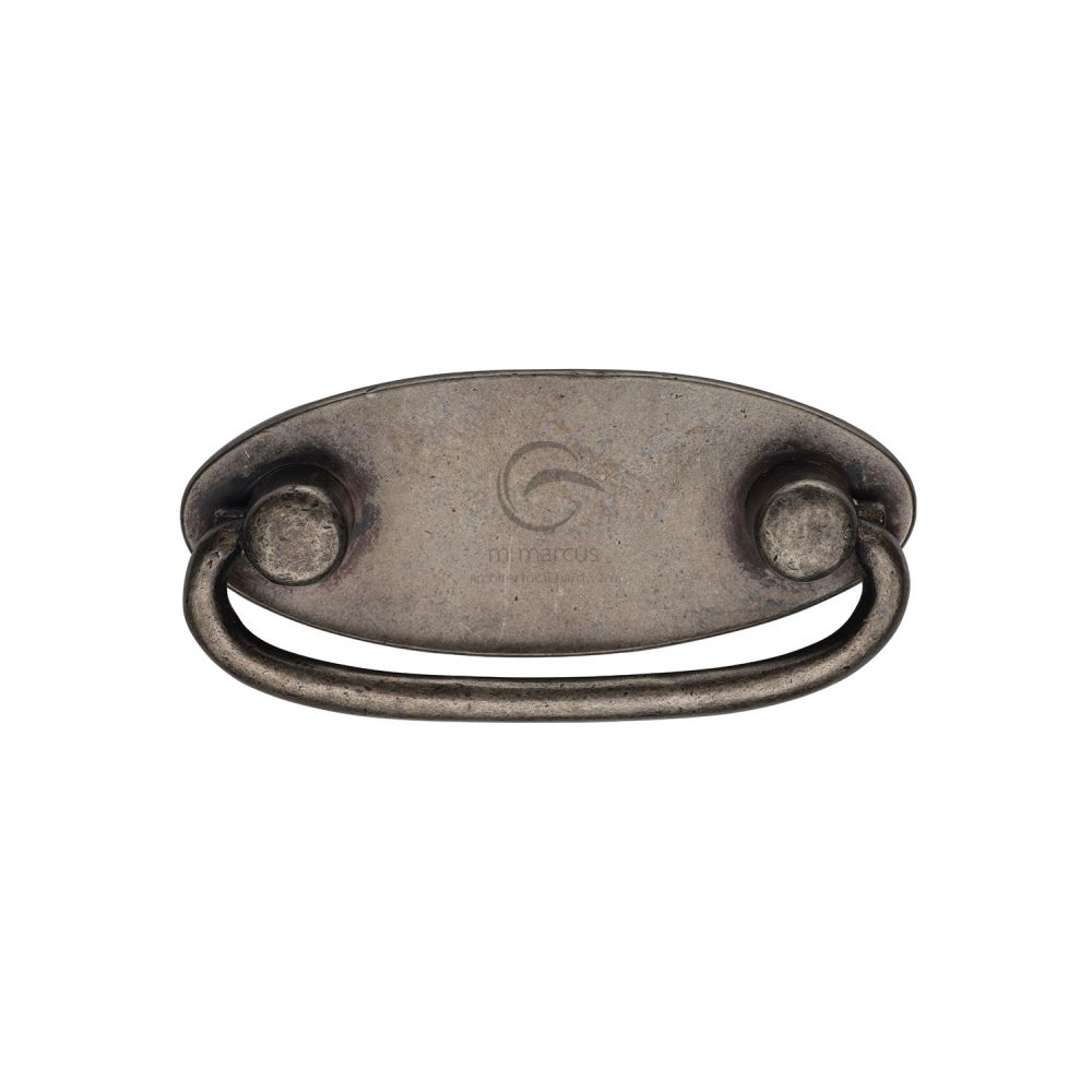 M.Marcus - Rustic Pewter Oval Drop Pull