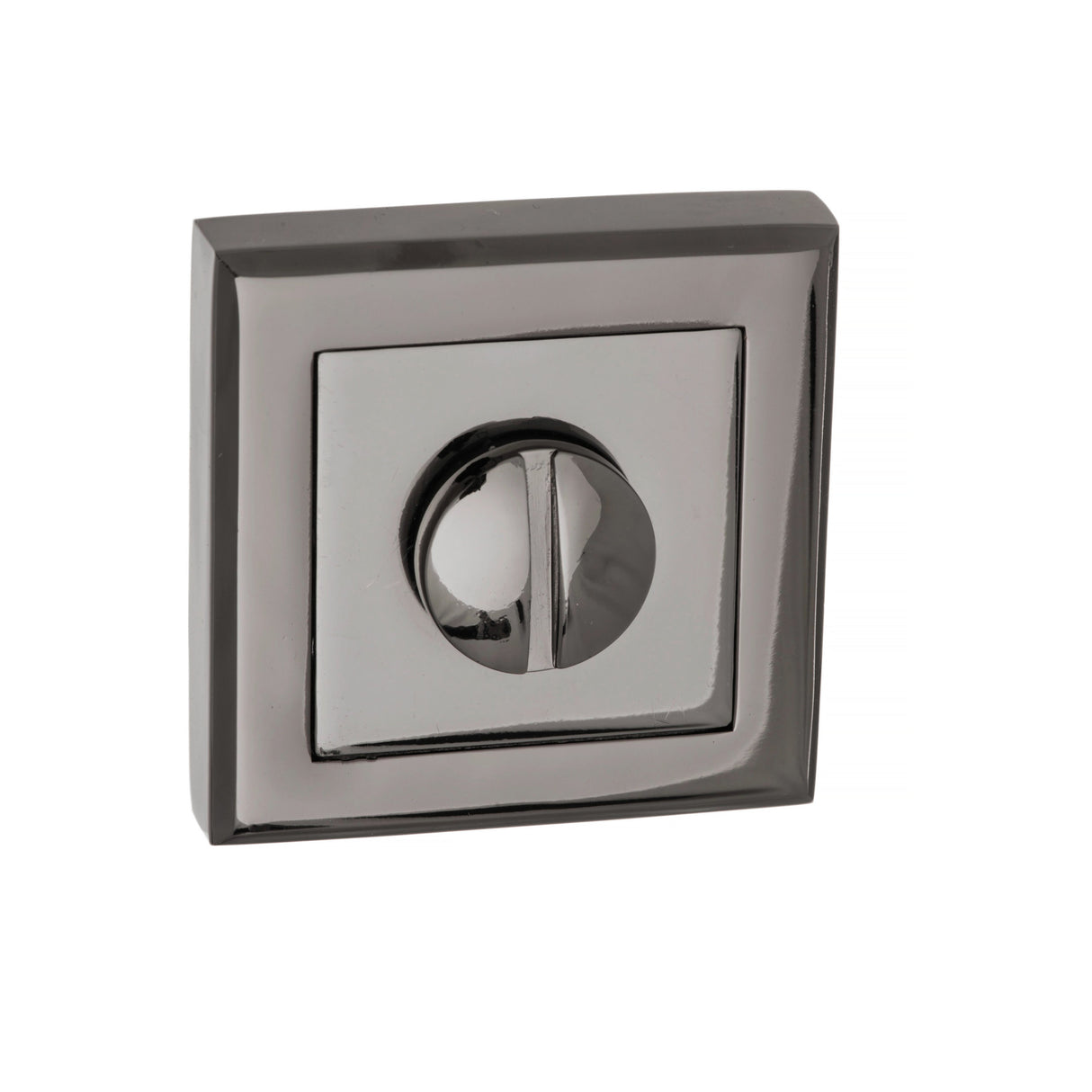 Quality image of STATUS WC Turn and Release on Square Rose - Black Nickel | Sku. s2wcsbn | available from Trade Door Handles.