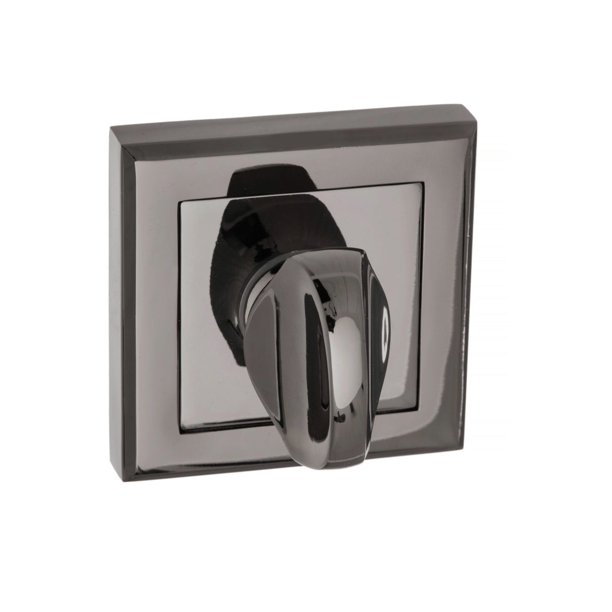 Quality image of STATUS WC Turn and Release on Square Rose - Black Nickel | Sku. s2wcsbn | available from Trade Door Handles.