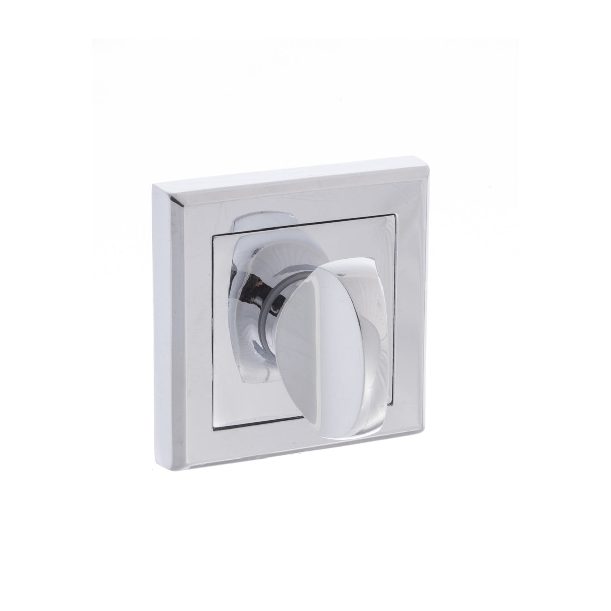Quality image of STATUS WC Turn and Release on Square Rose - Polished Chrome | Sku. s2wcspc | available from Trade Door Handles.