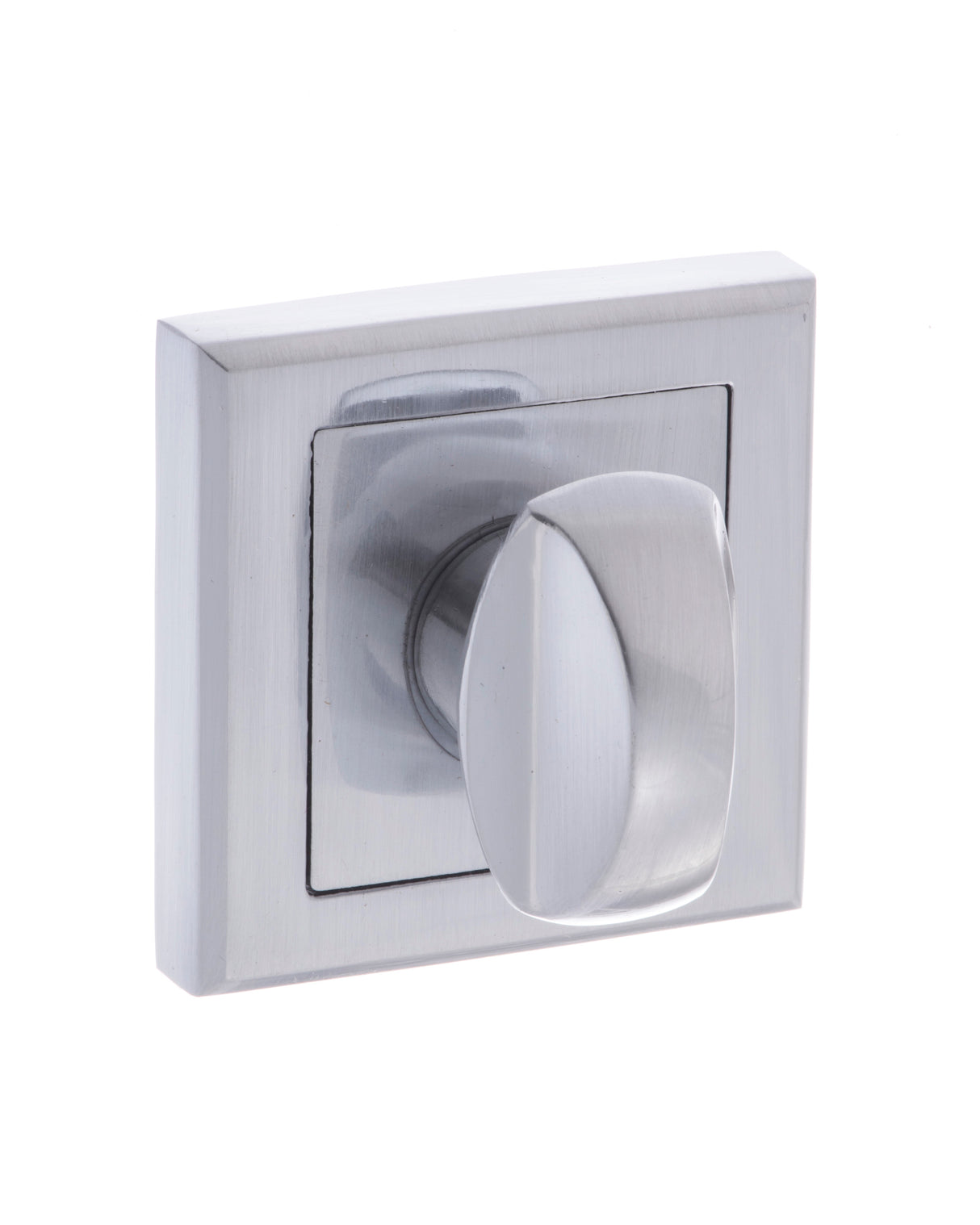 Quality image of STATUS WC Turn and Release on Square Rose - Satin Chrome | Sku. s2wcssc | available from Trade Door Handles.