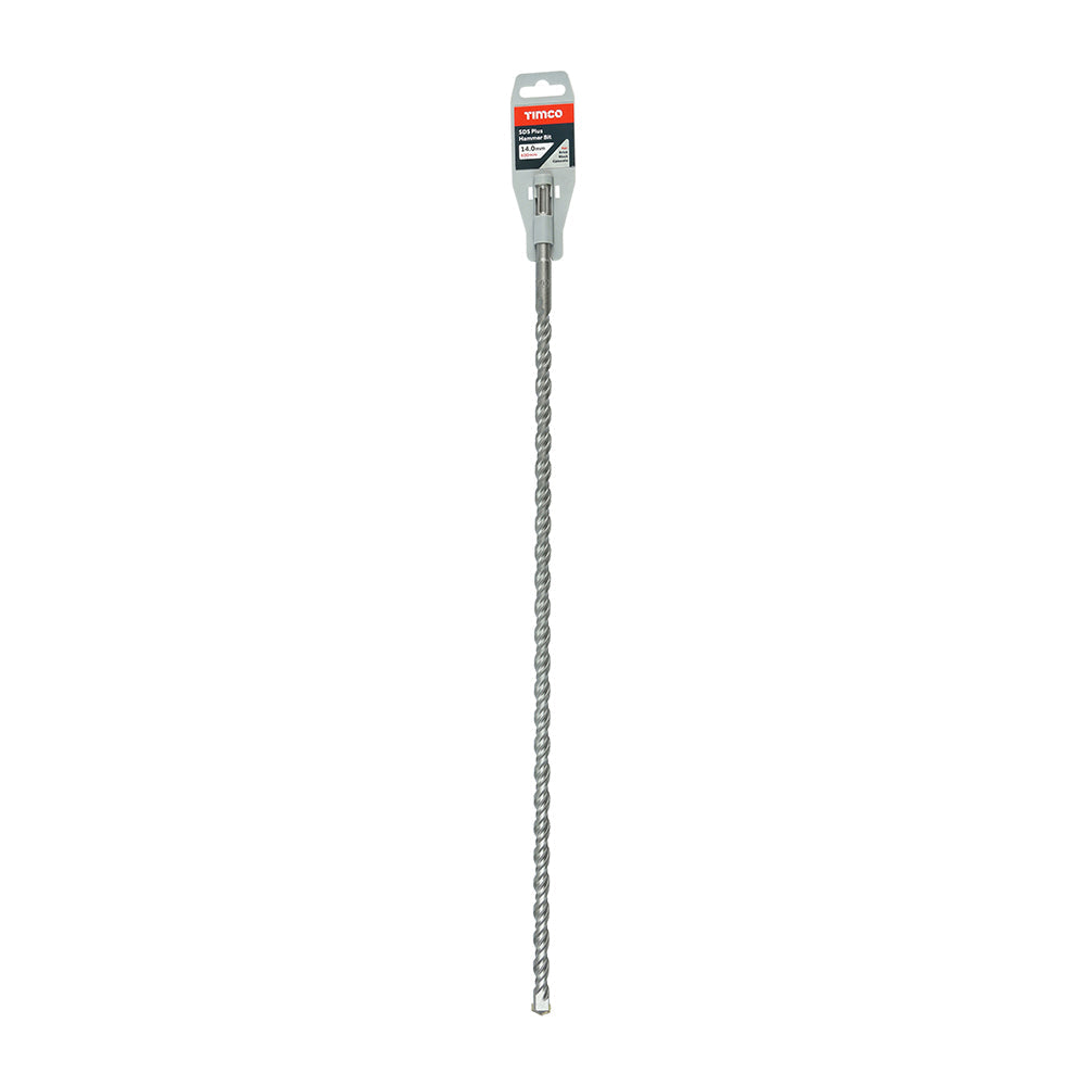 This is an image of Timco - SDS Plus Hammer Bit 14.0 x 600 (1 Each Clip) SDS14600