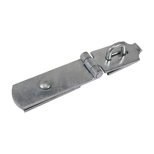 This is an image of Timco - Swivel Pattern Hasp & Staple - Heavy Duty - Hot Dipped Galvanised 8" (1 Each Plain Bag) SHS8GB