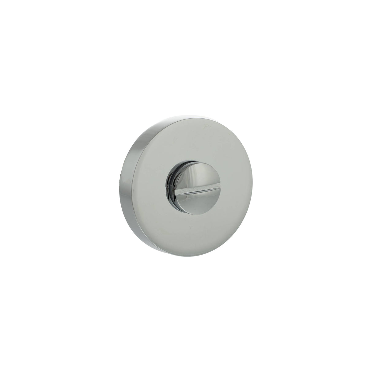 Quality image of Senza Pari Linear WC Turn and Release on Minimal Round Rose - Polished Chrome | Sku. sprlwcpc | available from Trade Door Handles.