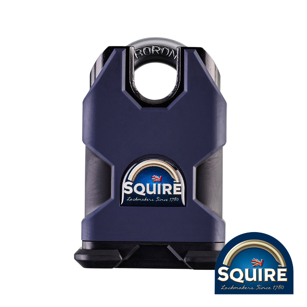 This is an image of Squire - Stronghold Padlock - Closed Shackle - SS50CS 50mm (1 Each Blister Pack) SQR701325