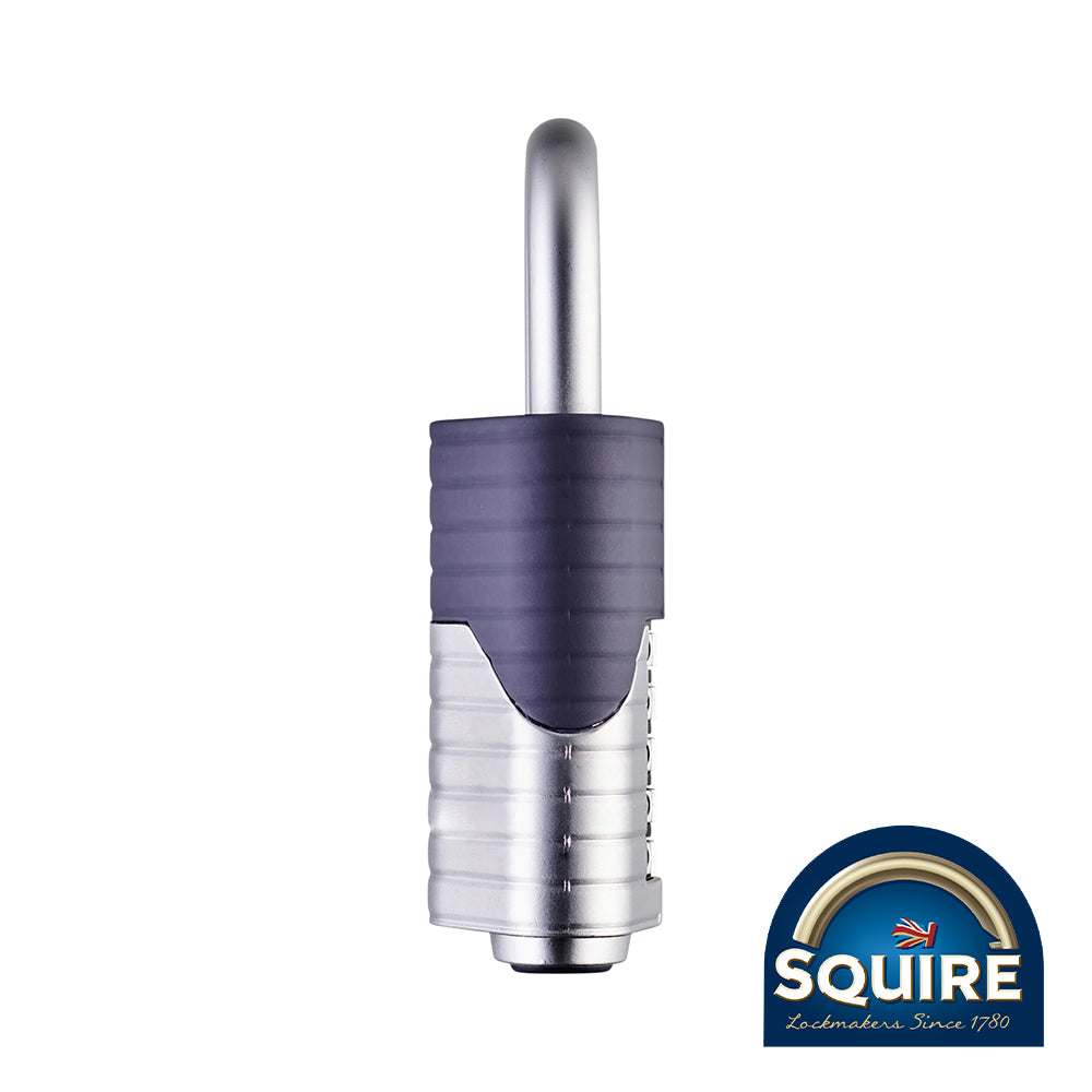 This is an image of Squire - Vulcan Combination Padlock - Boron Open Shackle - VULCAN COMBI 60 60mm (1 Each Blister Pack) SQR701756