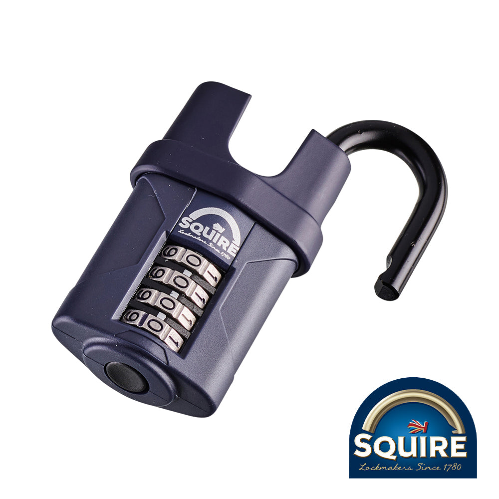 This is an image of Squire - Combination Padlock - Steel Closed Shackle - CP40CS 40mm (1 Each Blister Pack) SQR701825