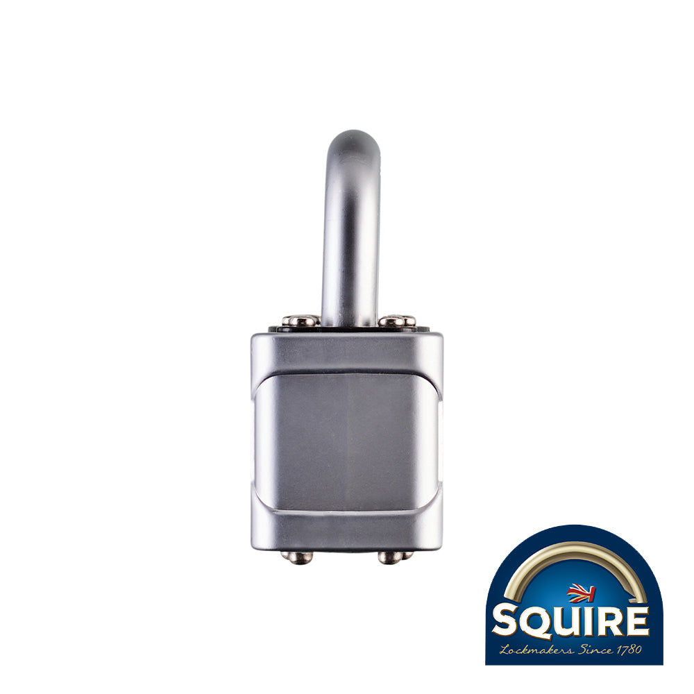 This is an image of Squire - Vulcan Padlock - Open Shackle - VULCAN P4 50 50mm (1 Each Blister Pack) SQR701913