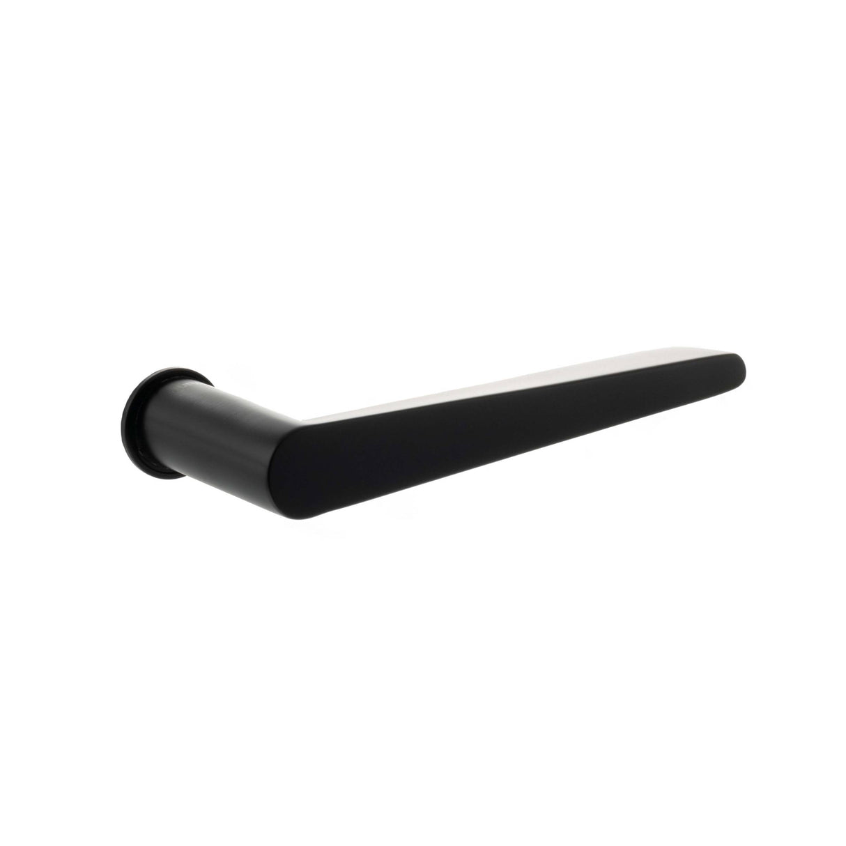 Quality image of Tupai Rapido 5S Line Torrao Lever Door Handle on Concealed Round Rose - Pearl Black | Sku. t1967crmb | available from Trade Door Handles.