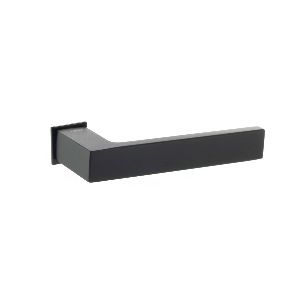 Quality image of Tupai Rapido RetaLine Rillo Lever Door Handle on Concealed Square Rose - Pearl Black | Sku. t2275csmb | available from Trade Door Handles.