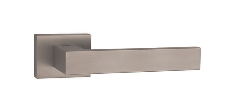 Quality image of Tupai Rapido RetaLine Rillo Lever Door Handle on Long Rose - Pearl Nickel | Sku. t2275lpl | available from Trade Door Handles.