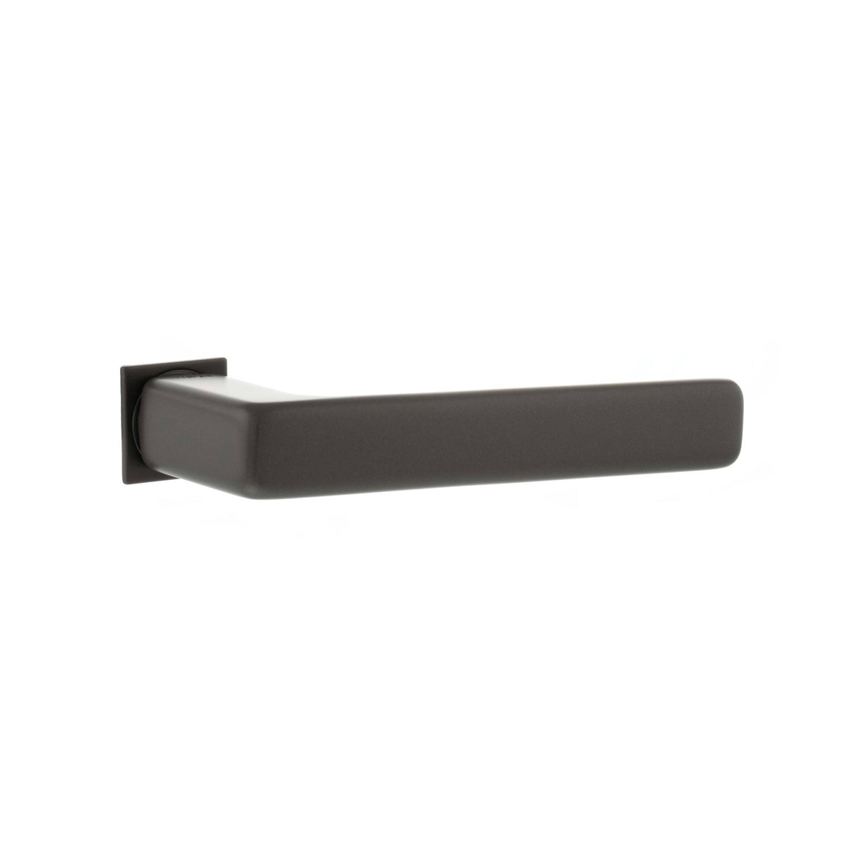 Quality image of Tupai Rapido 5S Line Portel Lever Door Handle on Concealed Square Rose - Titanium | Sku. t3095cstt | available from Trade Door Handles.