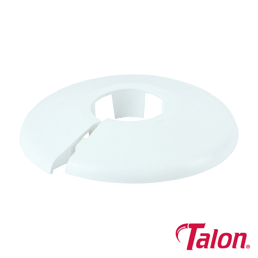 This is an image of Timco - Pipe Collar - White - PC2210 22mm - (10 PCS Bag) TALPC2210